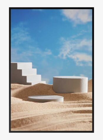 Sculptural Sands Print