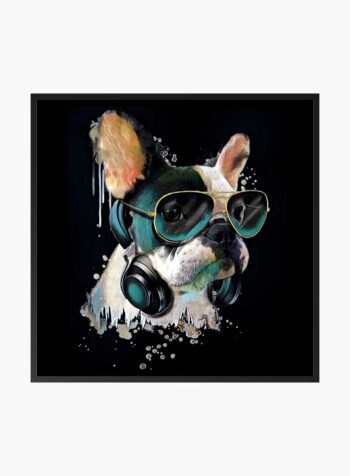 The Beat-Keeping Bulldog Print