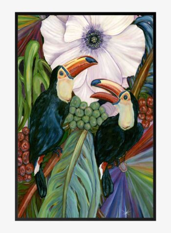 Feathers and Flora Print