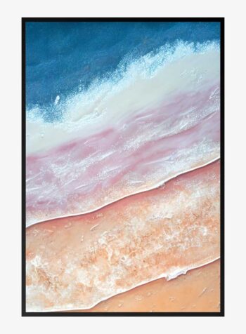 Cresting Dawn: Ocean's Embrace Print