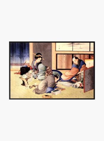 Katsushika Hokusai - The Bookkeeper Print