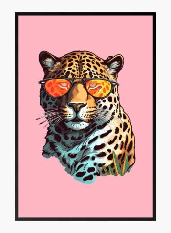 Cool Cat in Shades Print