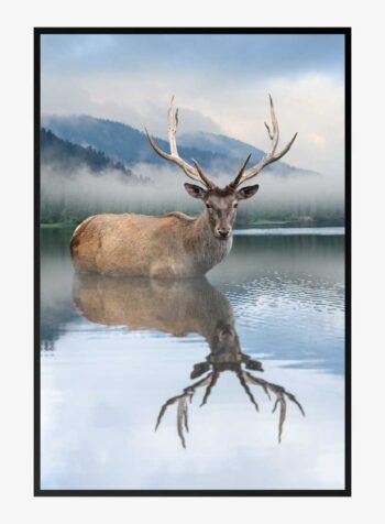 Monarch of the Lake Print