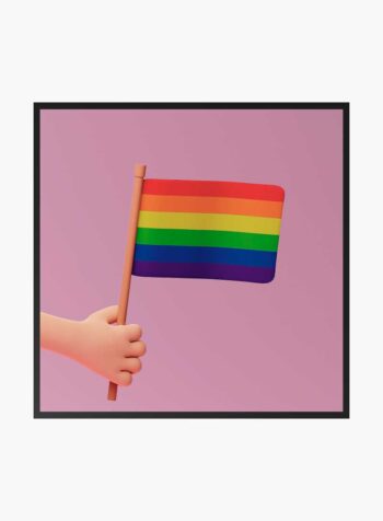 Pride's Embrace in Colors Print