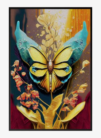 Metamorphosis in Gold Print