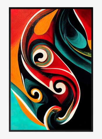 Spiral Flames of Passion Print