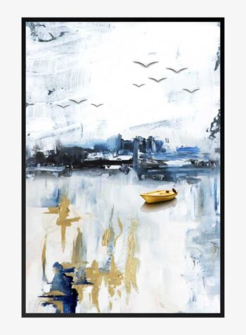 Harbor Hues at Daybreak Print