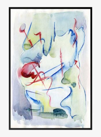 Melody in Watercolor Dreams Print