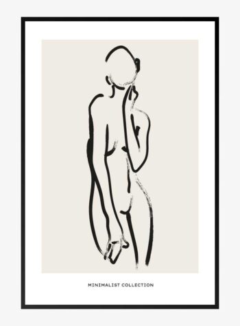 Contemplative Lines Print