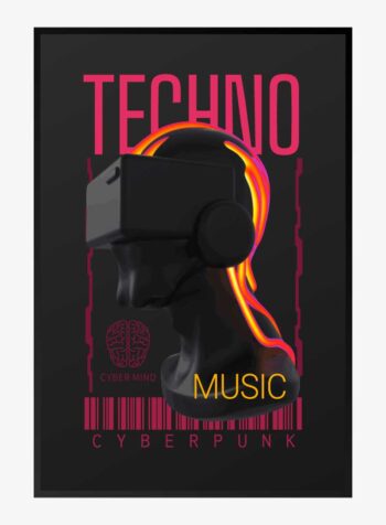 Techno Spectrum Rhythms Print