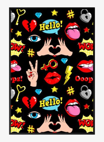 Kaleidoscope of Pop Whimsy Print