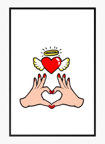 Cherub's Heart Print