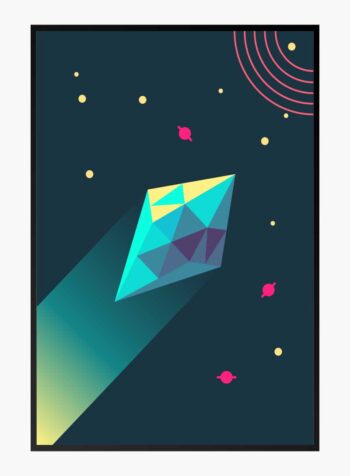 Cosmic Gemstone Odyssey Print