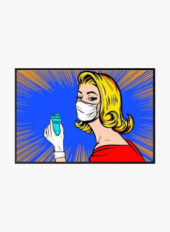 Gaze Through Modern Trials Print