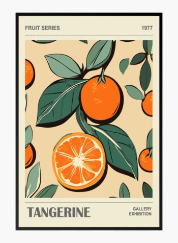 1977 Fruit Series: Tangerine Print