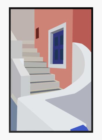 Ascent to Aegean Serenity Print