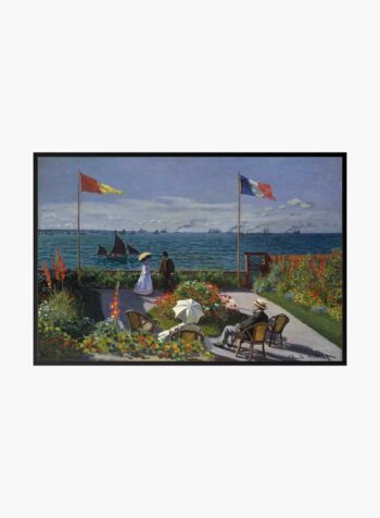 Claude Monet - Garden at Sainte-Adresse Print