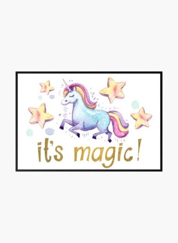Enchanted Unicorn Sparkle Print