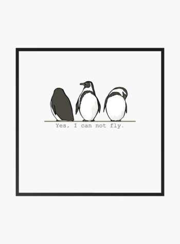 Penguin's Grounded Musing Print