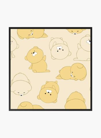 Slumbering Cubs Collage Print