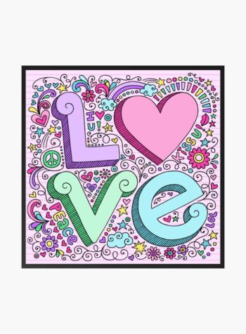 Colorful Love Harmony Print