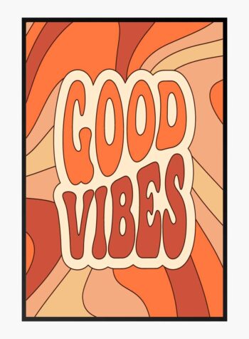 Radiant Retro Vibes Print