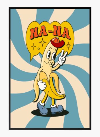 Cheerful Banana Vibes Print