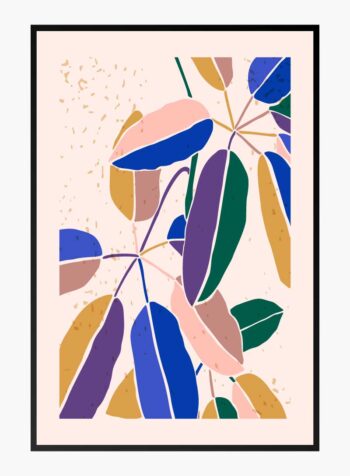 Lively Symphony of Leaves Print