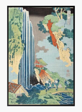 Katsushika Hokusai - Ono Falls Print