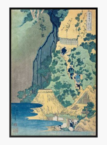 Katsushika Hokusai - Yōrō Waterfall Print