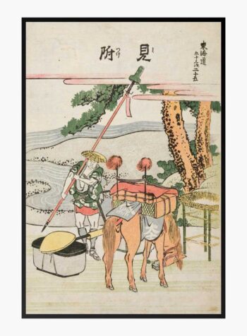 Utagawa Hiroshige - Mishima Morning Mist Print