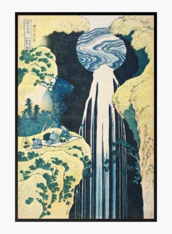 Katsushika Hokusai - Amida Falls Print