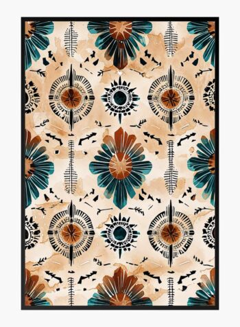 Radiant Blooms and Compass Patterns